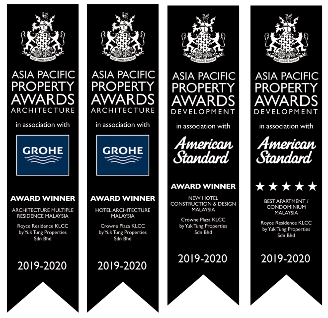 ASIA PACIFIC PROPERTY AWARDS 2019-2020 - Royce Residence @ KLCC
